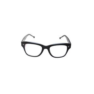 Colors In Optics Womens Thin Square Frame Blue Light Glasses Black